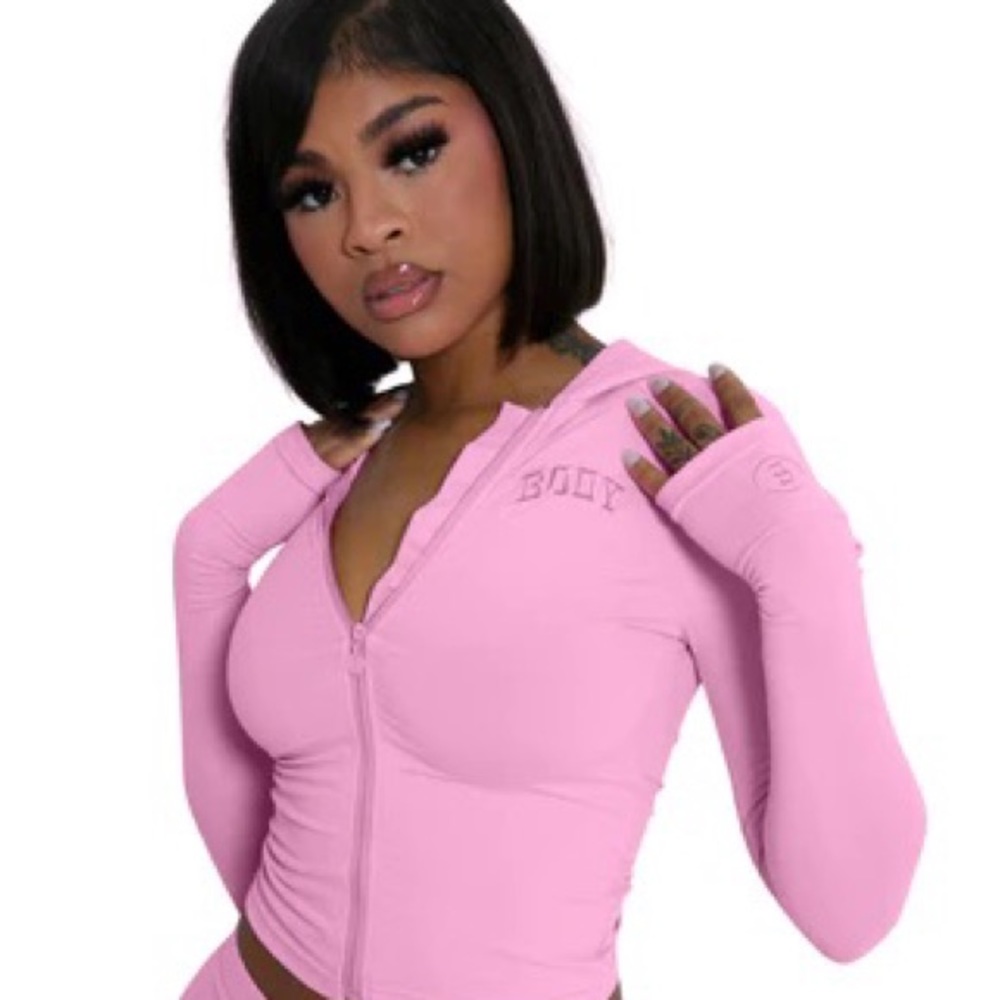 Body by Raven Tracy Pink Hoodie